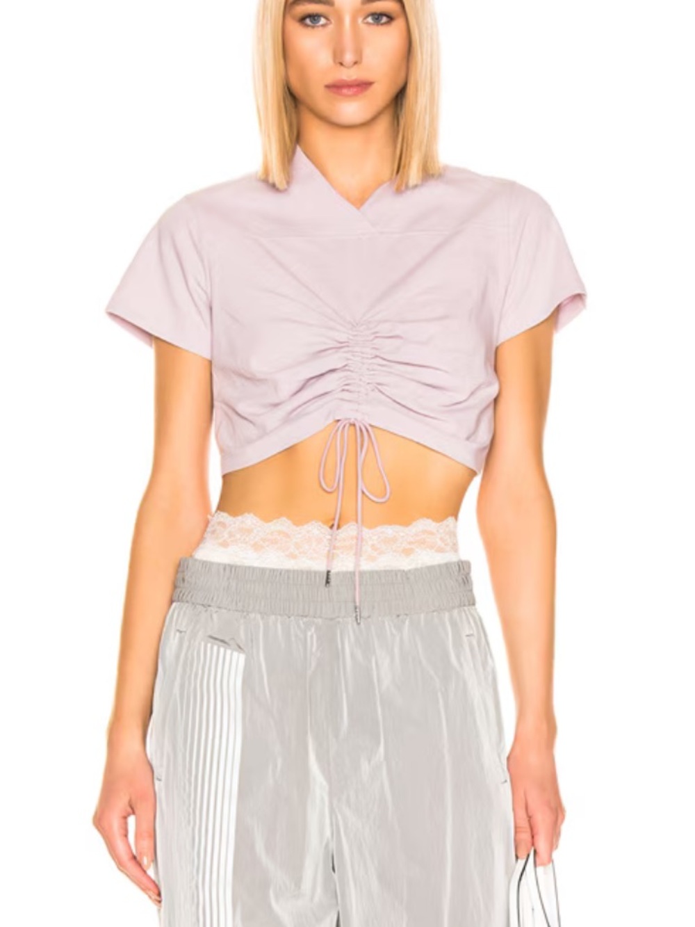 Alexander Wang High Twist Ruched Tee